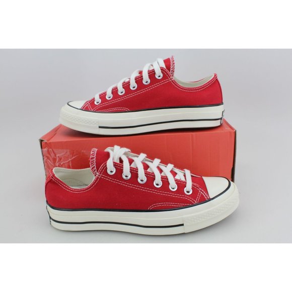 Mens Chuck 70 Ox Enamel Enamel Red/Egret/B 164949C - Picture 3 of 8
